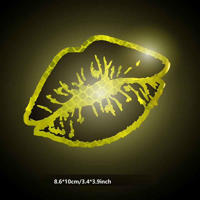 Unique Motorcycle Helmet Reflective Sticker for Safety & Visibility