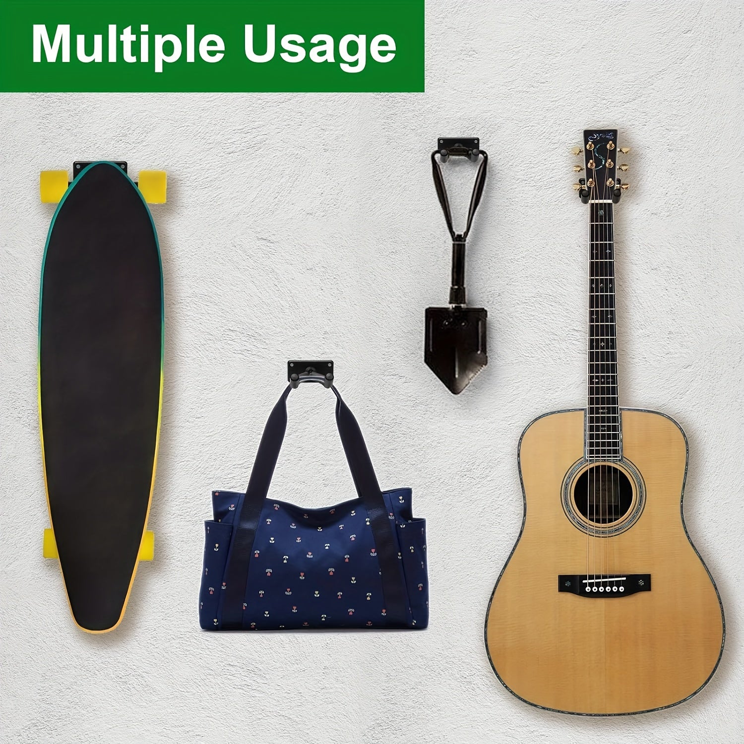 Skateboard Wall Mount Rack with Floating Effect
