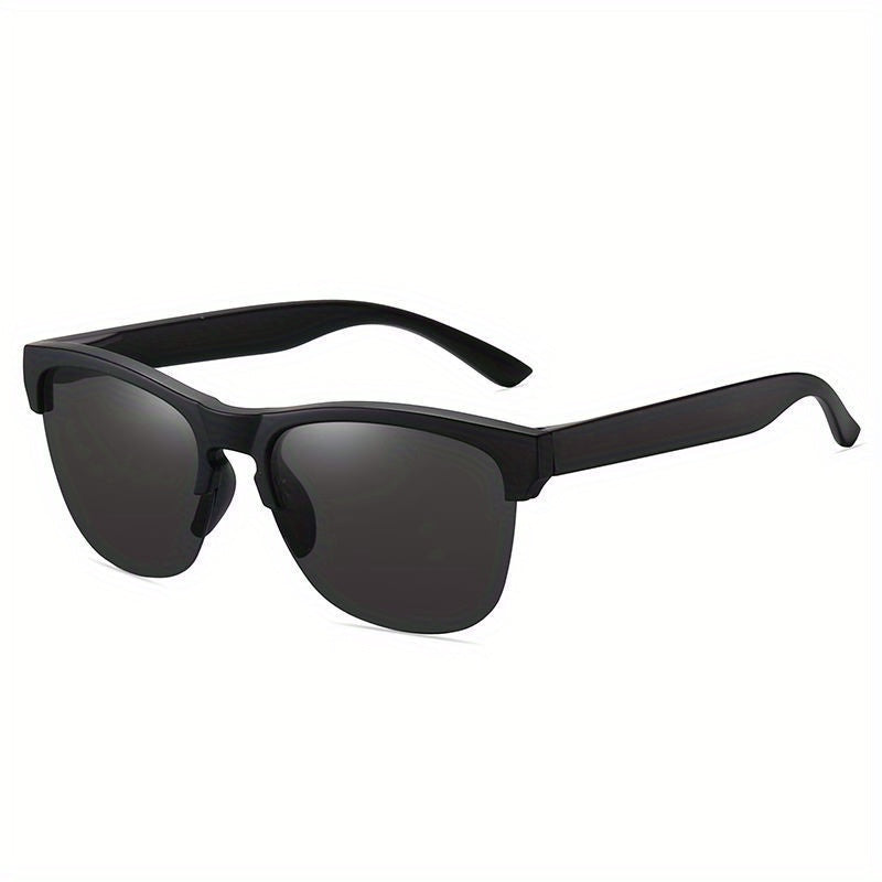 Polarized Half Frame Sports Sunglasses for Driving