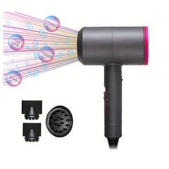 2000W Hair Dryer With Diffuser Powerful Ionic Blow Dryer AC Motor Hot Cold Wind