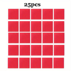 15-50pcs 2x2cm DIY Sticker Dotting Diamonds Red Wax Diamond Painting