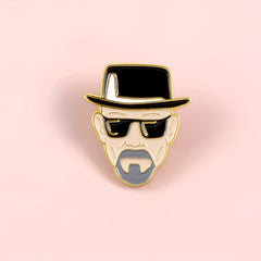 Cartoon Movie Character Brooch Metal Badge Lapel Pin Accessories For Men
