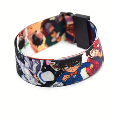 Anime Print Bracelet Waterproof Durable Reusable Wristband Christmas Gift