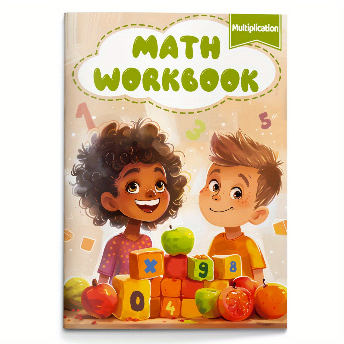 Kids Math Workbook Set: Addition Subtraction Multiplication Division Exercises