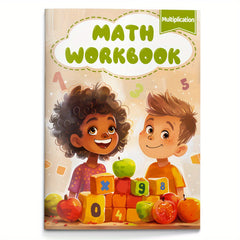 Kids Math Workbook Set: Addition Subtraction Multiplication Division Exercises