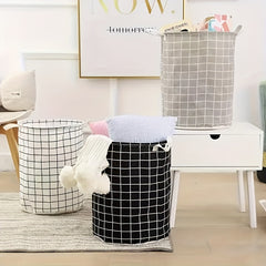 Foldable Fabric Laundry Basket for Dirty Clothes and Toys