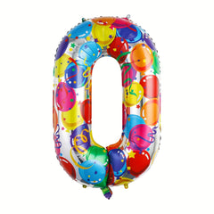 40 inch Rainbow Birthday Balloons Neon Large Party Supplies