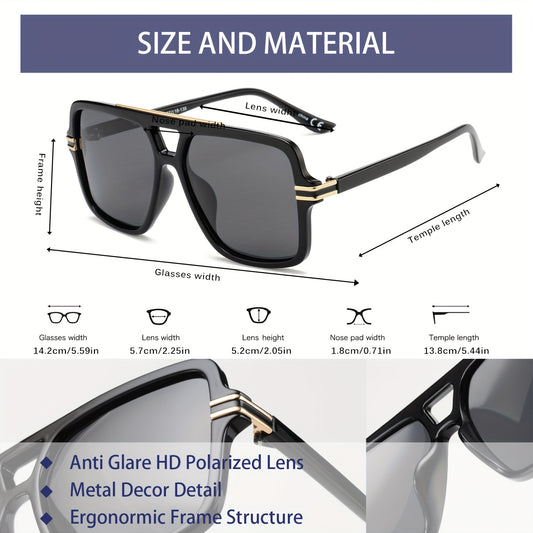 Polarized Men's Sunglasses UV400 Eye Protection Outdoor Travel