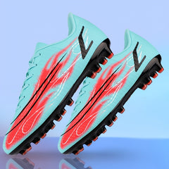 Youth Breathable Anti Slip Soccer Cleats Firm Ground Training Shoes