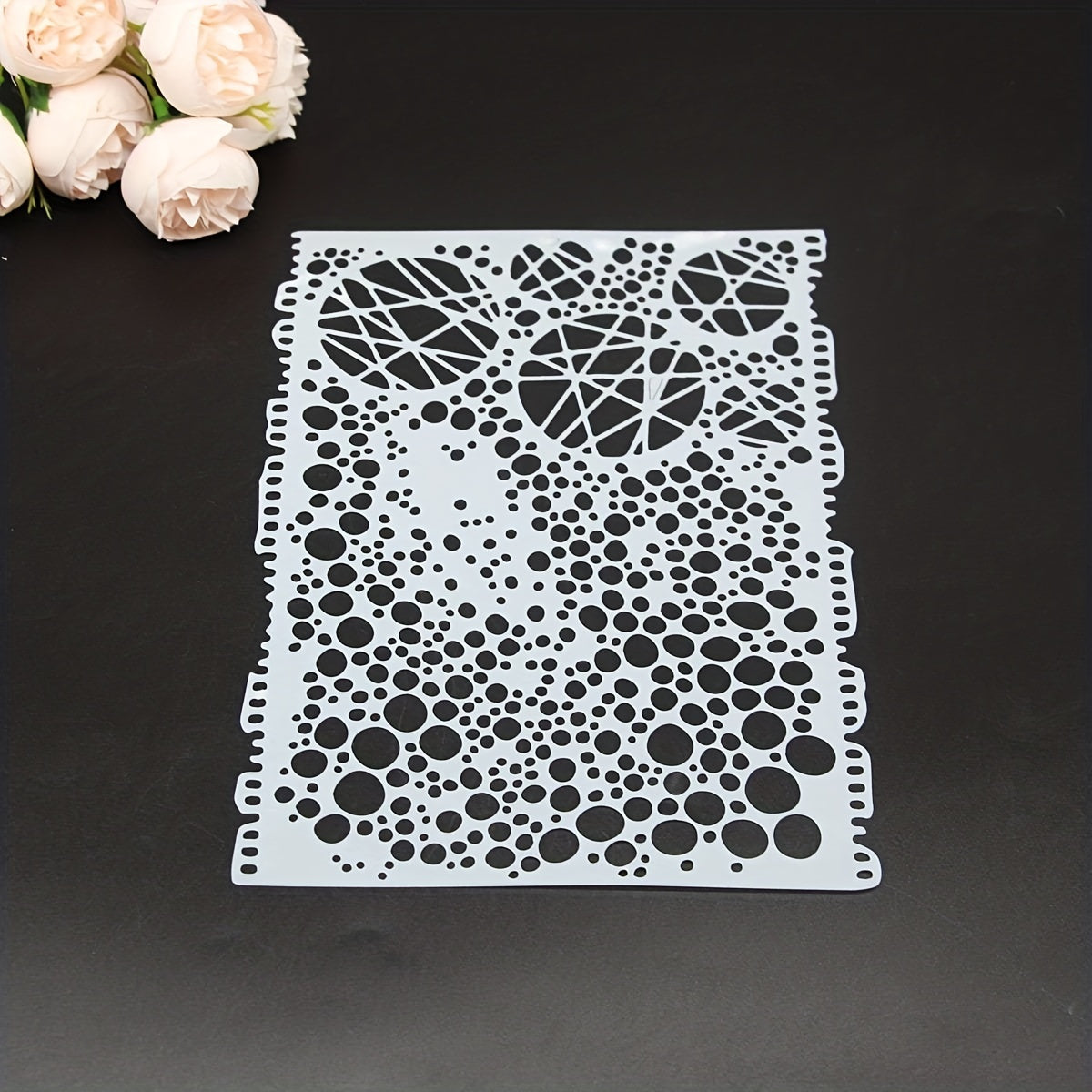 DIY Scrapbook Drawing Template Shine Words Rubber Stamp