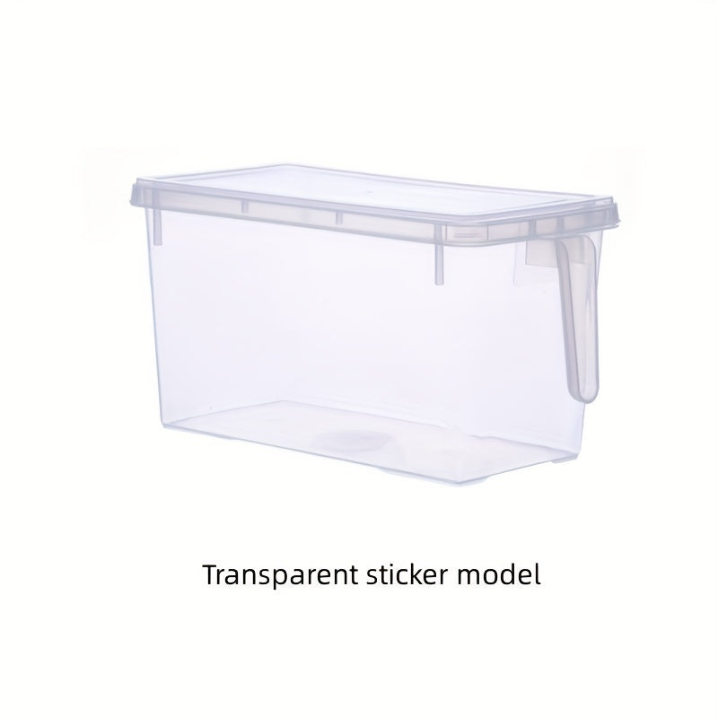 Clear Plastic Drawer Refrigerator Storage Box with Lid for Fresh Keeping