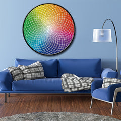 1000pcs Gradient Circle Jigsaw Puzzle Green to Red Challenging Puzzle