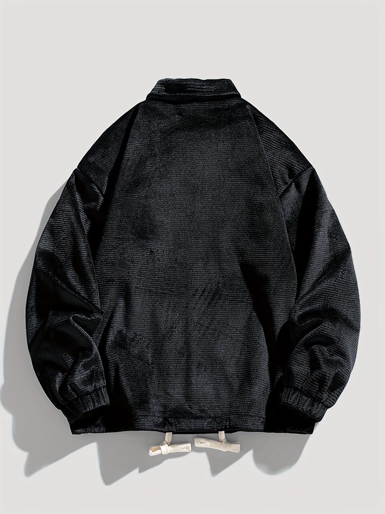 Men's Casual Lapel Button Up Jacket Coat For Spring Fall