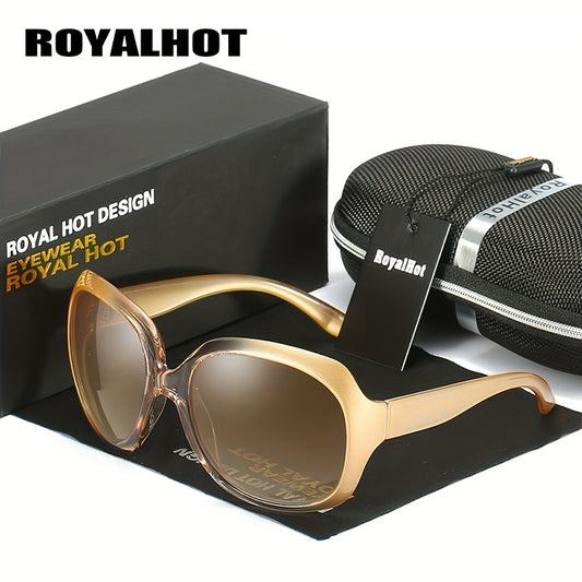 Royal Oval Resin Polarized Sunglasses Uv400 Glasses