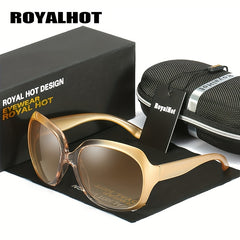 Royal Oval Resin Polarized Sunglasses Uv400 Glasses