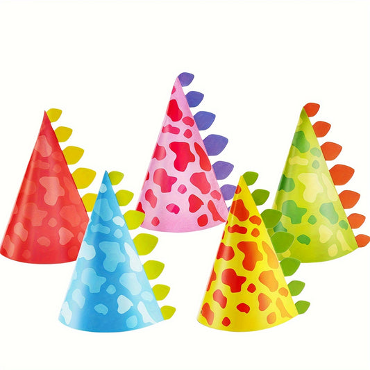 20pcs Dinosaur Party Hats for Birthday & Themed Events