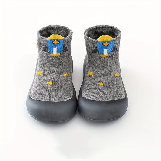 Baby Boys Slip On Sock Shoes for Indoor Walking
