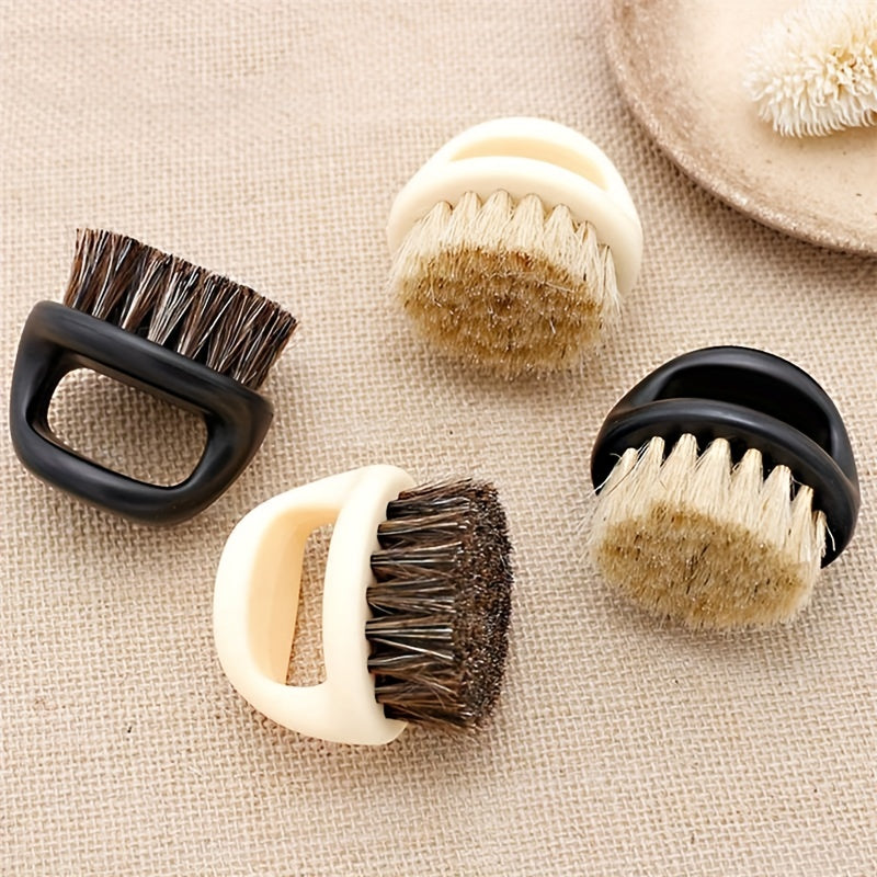 Men Shaving Brush Portable Barber Beard Salon Face Cleaning Brush