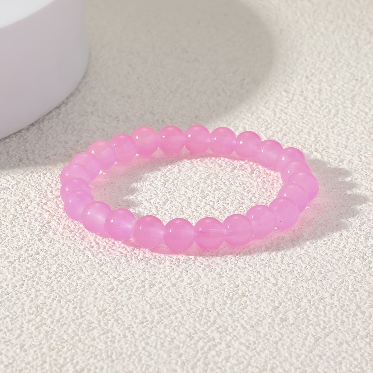 Colorful Hand String Elastic Beaded Women's Bracelet
