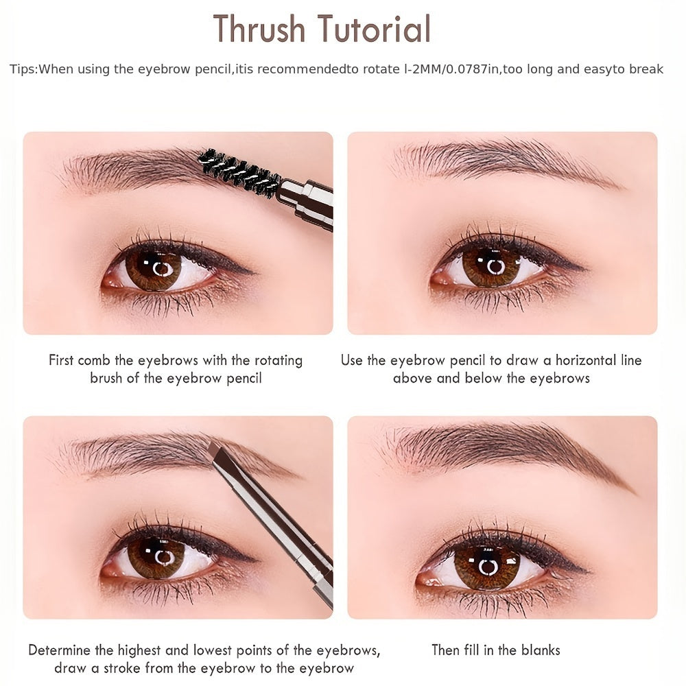 Long Lasting Eyebrow Pen with Smudge Proof Stick