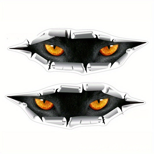 Cat Eye Waterproof Car Sticker Monster Eyes Styling Auto Accessories