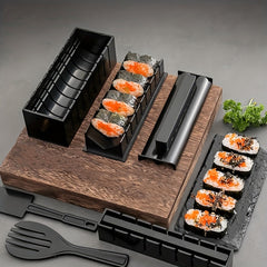 10pcs Sushi Maker Roller Rice Mold DIY Sushi Making Mold Kitchen Tool