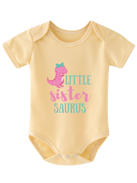 Dino Baby Romper Short Sleeve Newborn Jumpsuit