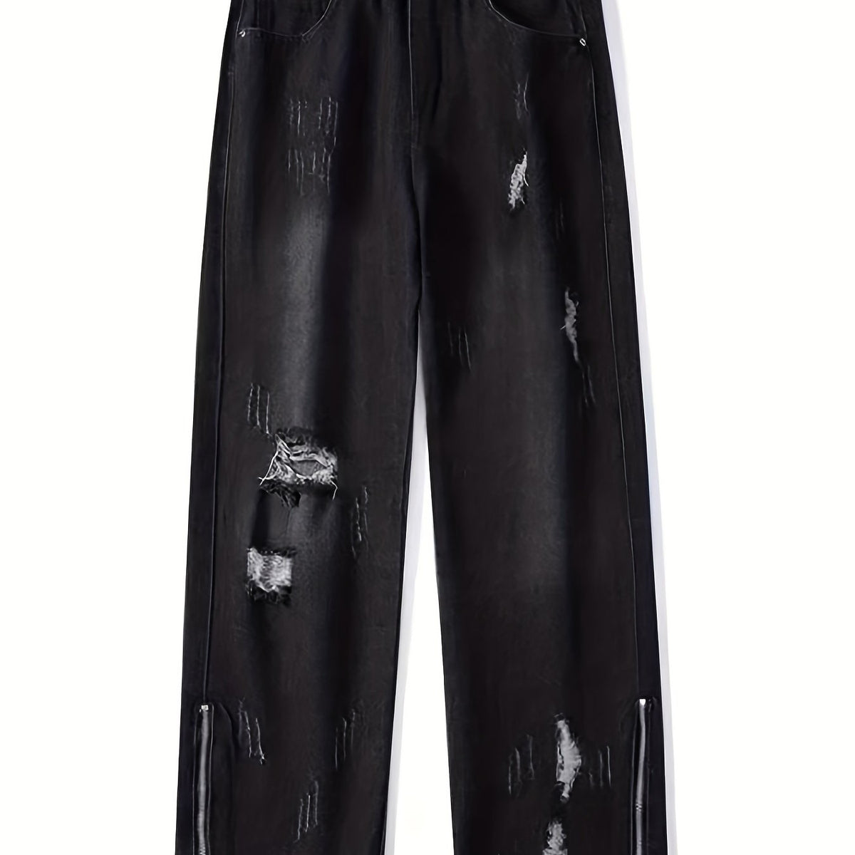 Slim Fit Jeans Men Casual Straight Leg Denim Pants Spring Summer