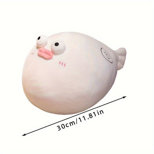 Globefish Plush Toy - Ocean Life Throw Pillow