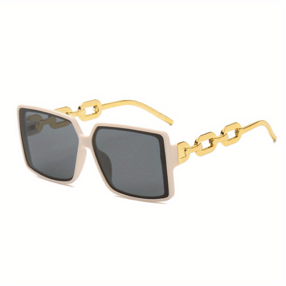 Oversized Square Frame Sunglasses UV400