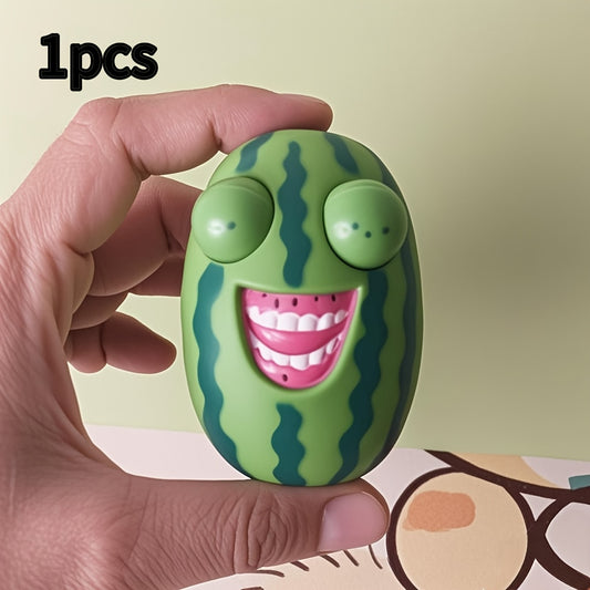 3pcs Watermelon Pet Frog Toy Durable Rubber Classic Style