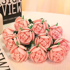 Building Block Flower Assembly Rose Gift DIY Eternal Flower