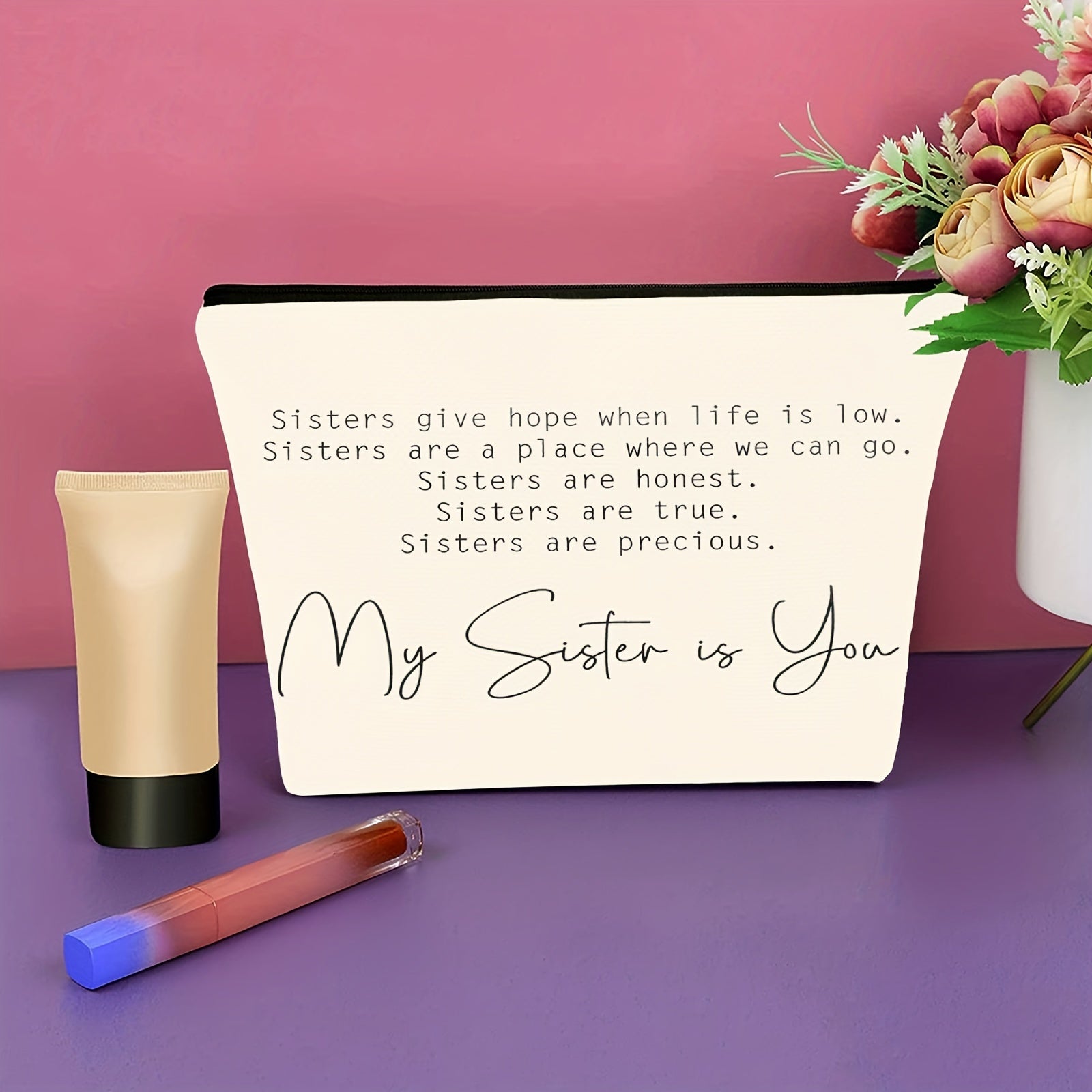 Sister Makeup Bag - A Perfect Gift