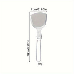 5pcs Portable Stainless Steel Cooking Utensils for Camping and Picnics