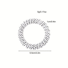 Rainbow Spiral Hair Tie Elastic Hair Ring Gradient Ponytail Holder