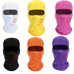 Butterfly Print Summer Riding Mask Balaclava Hat