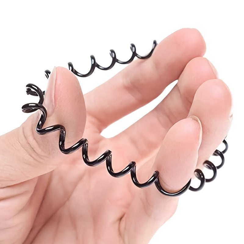 30pcs Gradient Spiral Hair Tie Set No Crease Ponytail Hold