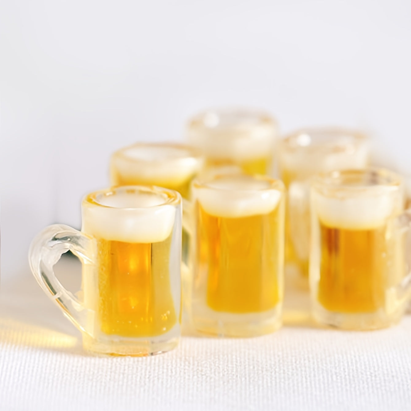 Beer Mugs 1:12 Scale Dollhouse Accessories ABS Material Mixed Simulation Beer Mo