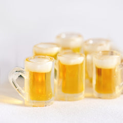 Beer Mugs 1:12 Scale Dollhouse Accessories ABS Material Mixed Simulation Beer Mo
