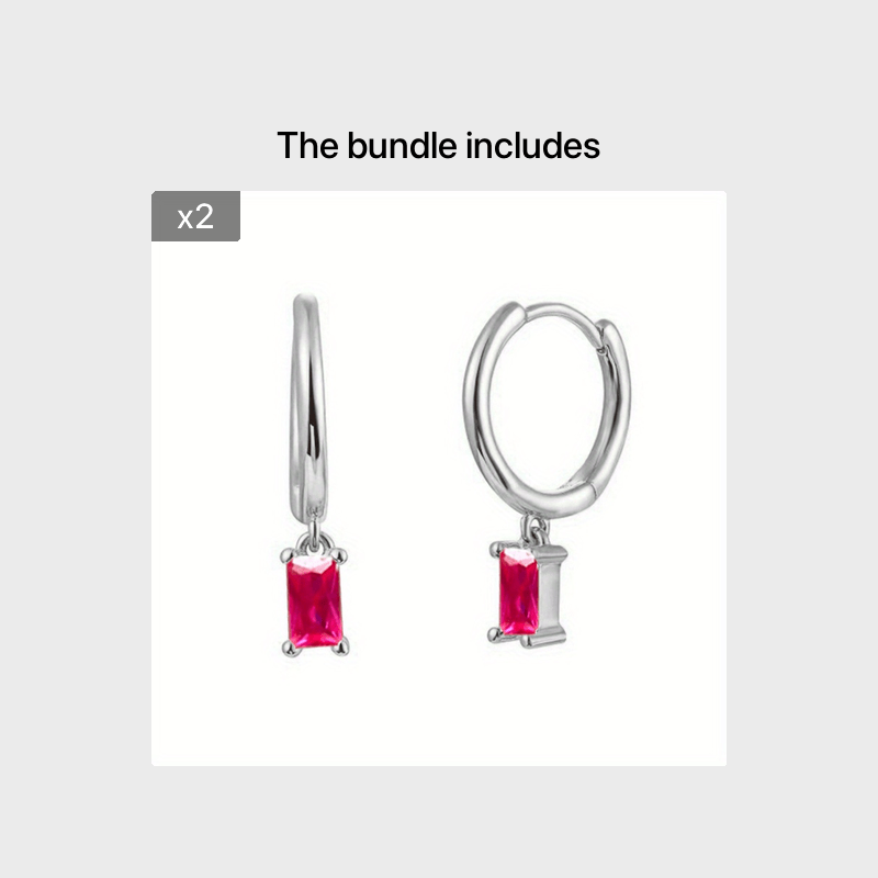 Colorful Drop Earrings 24K Plated Copper Earrings