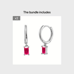 Colorful Drop Earrings 24K Plated Copper Earrings