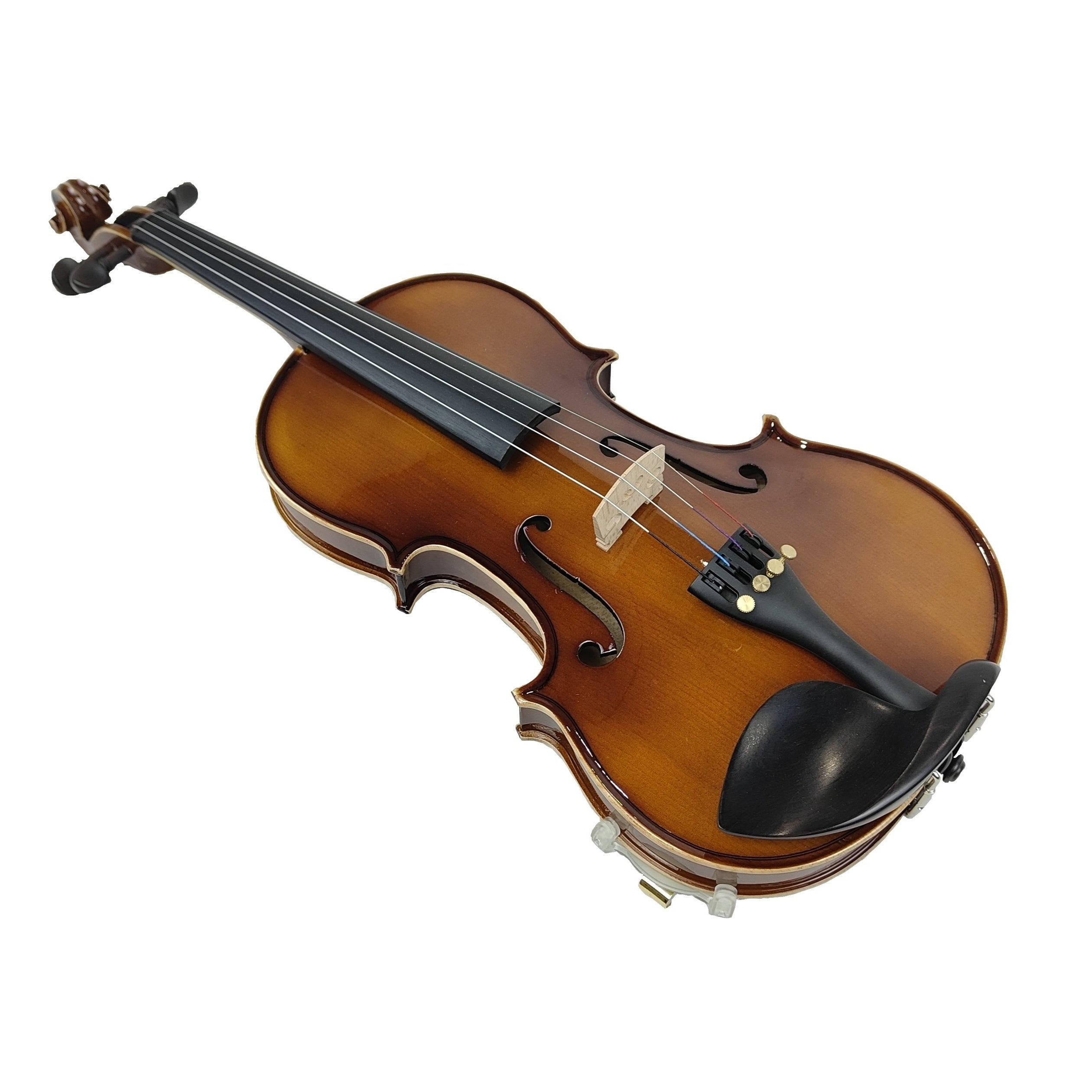 Ebony Cheek Rest Maple Panel Violin for Beginners
