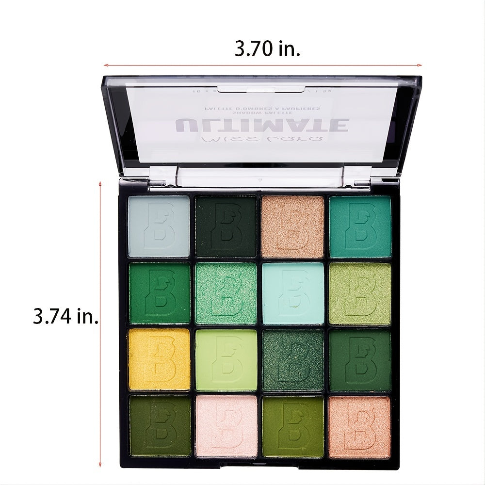 Vibrant 16-Color Eyeshadow Palette for Stunning Eye Look