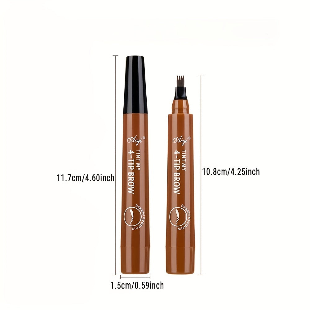 Waterproof Four Point Eyebrow Pencil Long Lasting