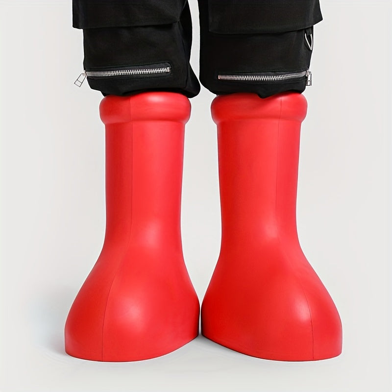 Unisex High Top Rubber Sole Rain Boots