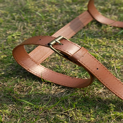 Adjustable Leather Belt for Outdoor Floor Mat - Moisture Proof