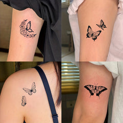 Butterfly Elements Temporary Tattoo Collection for Arm, Leg & Back