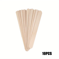 100pcs Wooden Waxing Sticks Body Hair Removal Applicator Spatulas