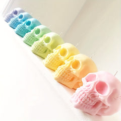 Large 3D Skull Silicone Mold for Resin Casting