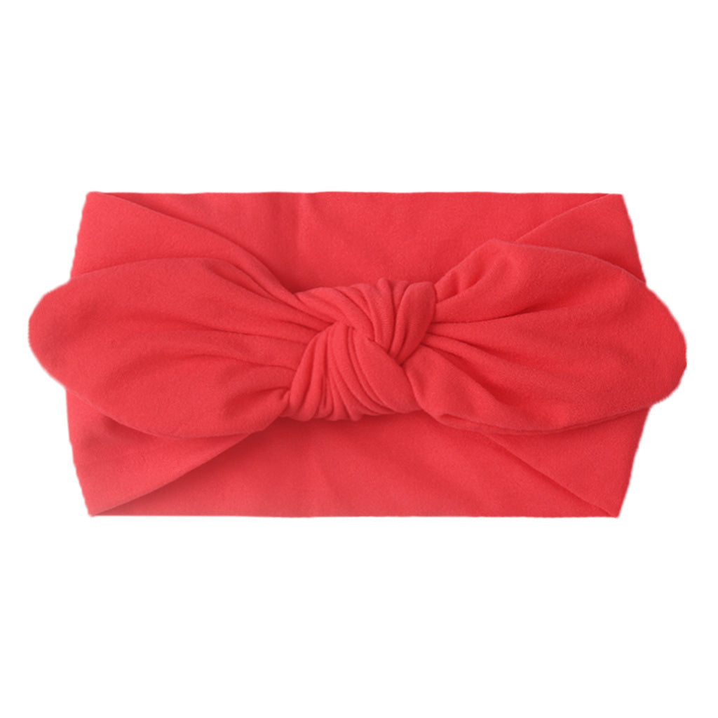 Baby Girls Nylon Rabbit Ear Headbands for Newborn